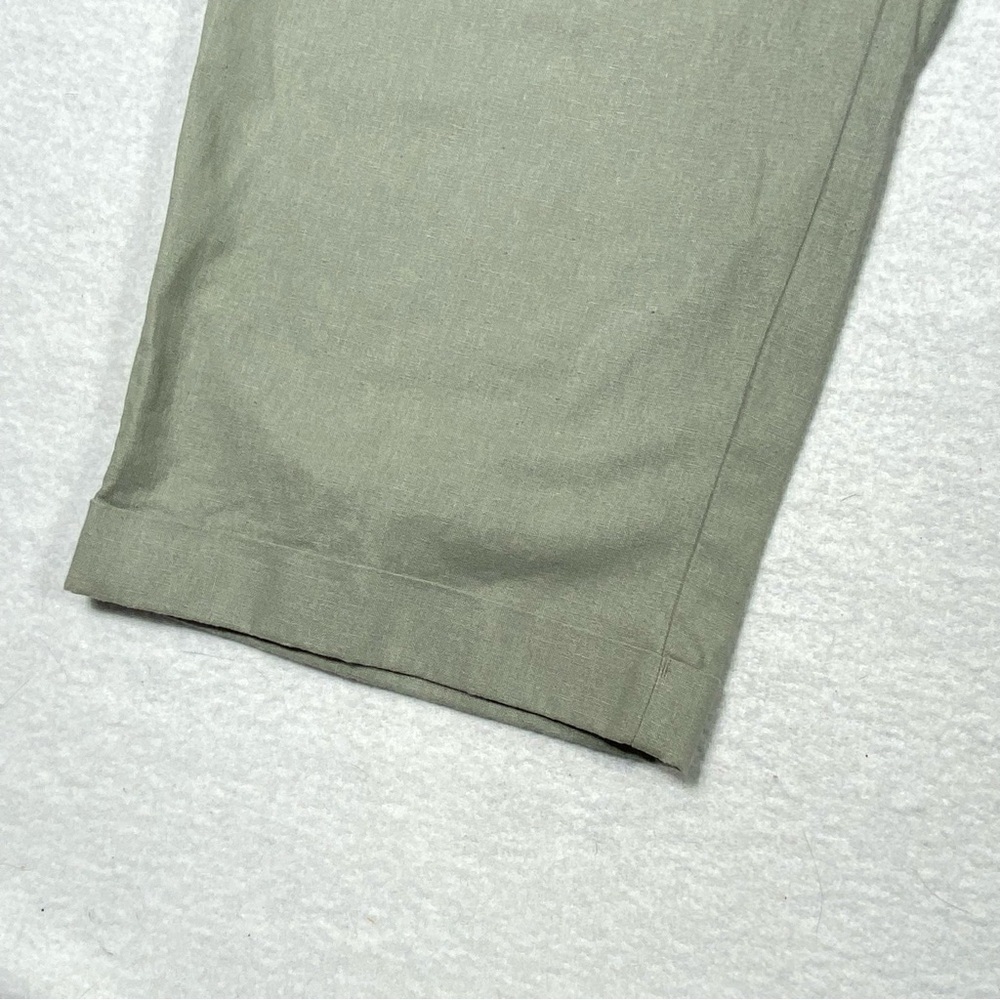 Falls Creek Cargo Pants Women Plus 24 Sage Gray Crop Stretch Casual Workwear NWT - Picture 4 of 16